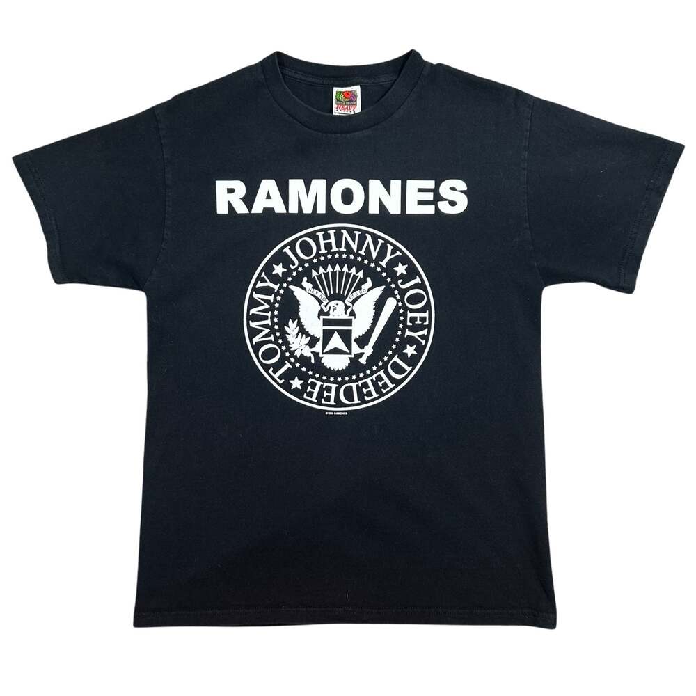 Vintage 1999 Ramones T-Shirt Men’s Medium Tommy Johnny Joey Dee Dee Band Tee 90s